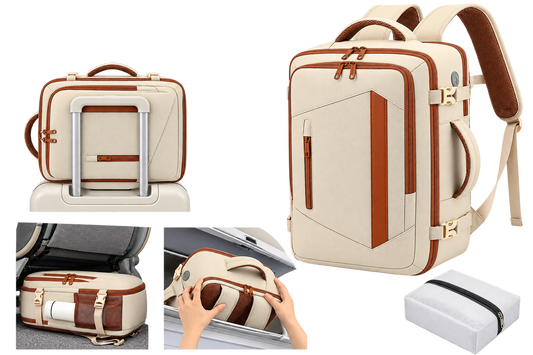 Travel Backpack with Shoe Compartment – 15.6-Inch Laptop