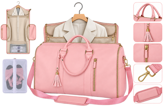 Women’s Foldable Travel Bag – Large Capacity Expandable Tote