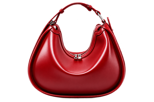 Genuine Leather Hobo Crossbody Bag – Soft Zip Handbag