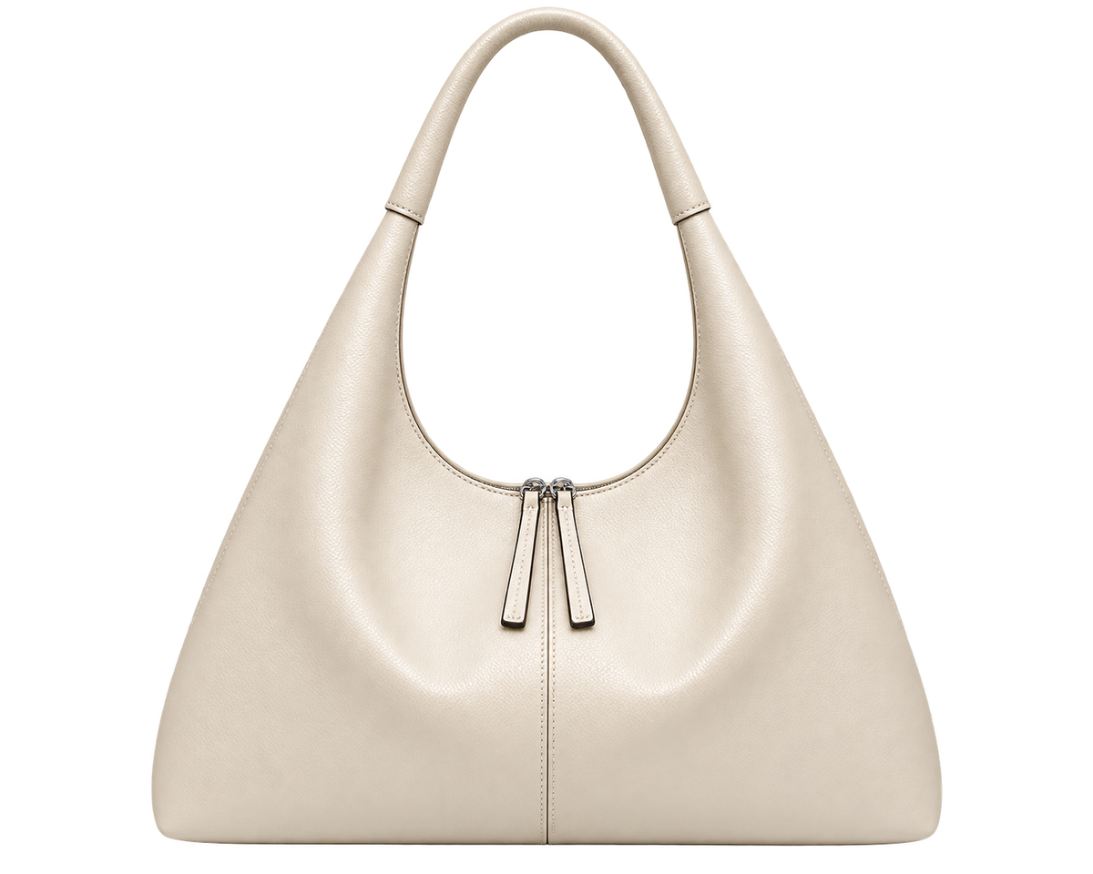 Women’s Genuine Leather Hobo Bag – Large Shoulder Tote