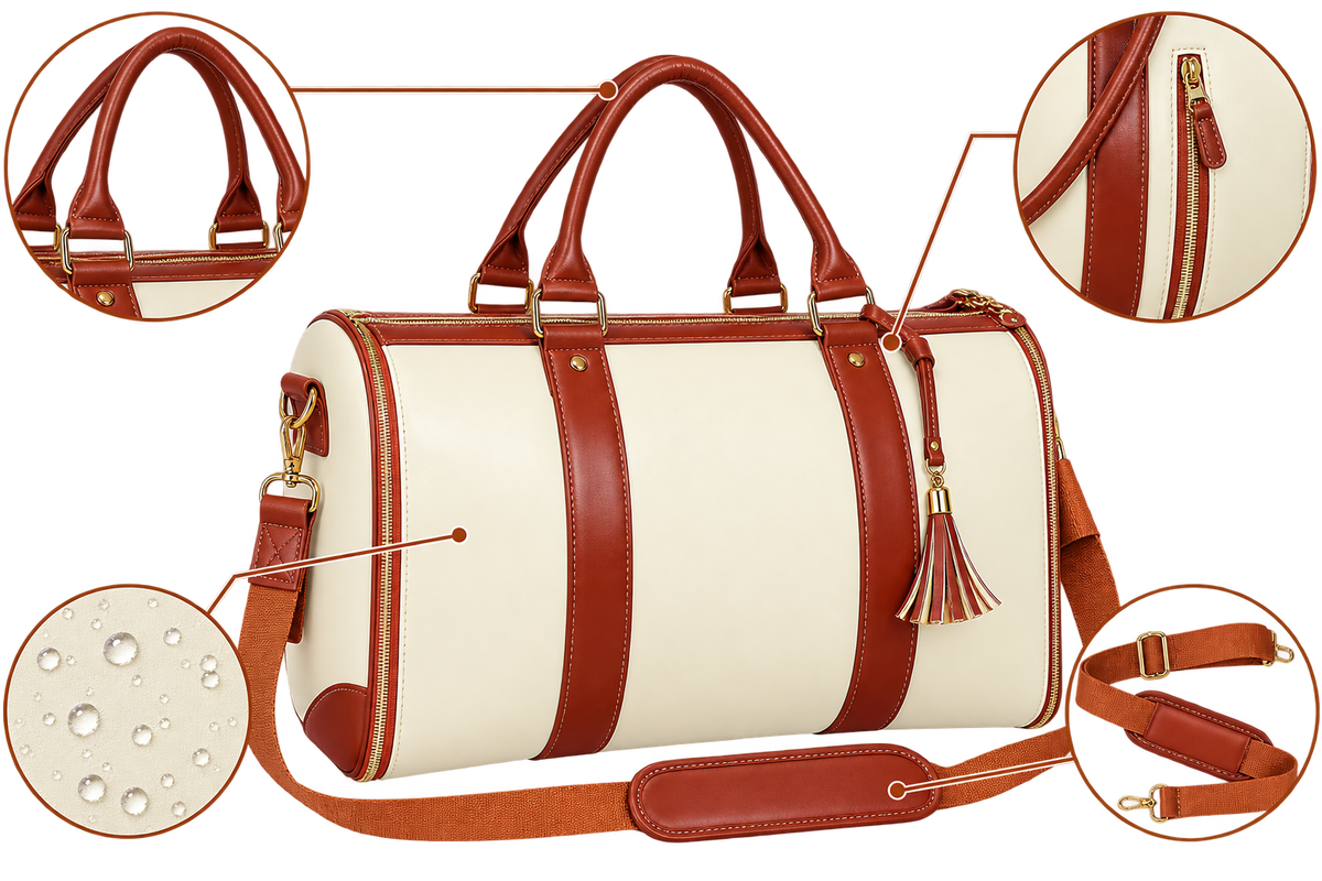 Women’s Foldable Travel Bag – Large Capacity Expandable Tote
