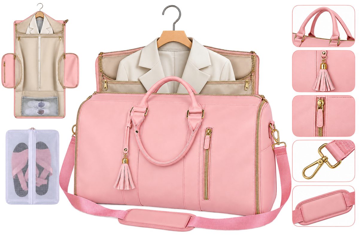 Women’s Foldable Travel Bag – Large Capacity Expandable Tote