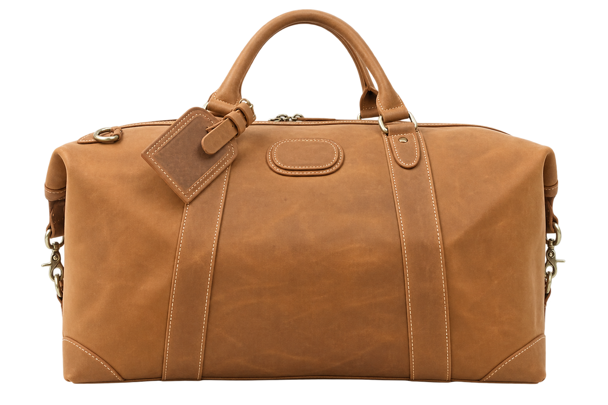 Men’s Genuine Leather Travel Bag – Large Crazy Horse Weekender