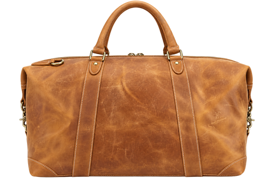 Men’s Genuine Leather Travel Bag – Large Crazy Horse Weekender