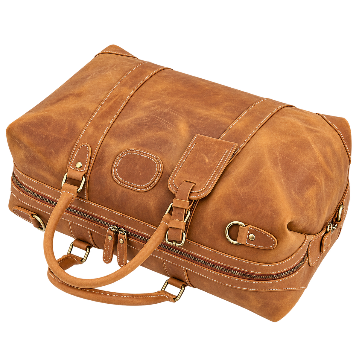 Men’s Genuine Leather Travel Bag – Large Crazy Horse Weekender