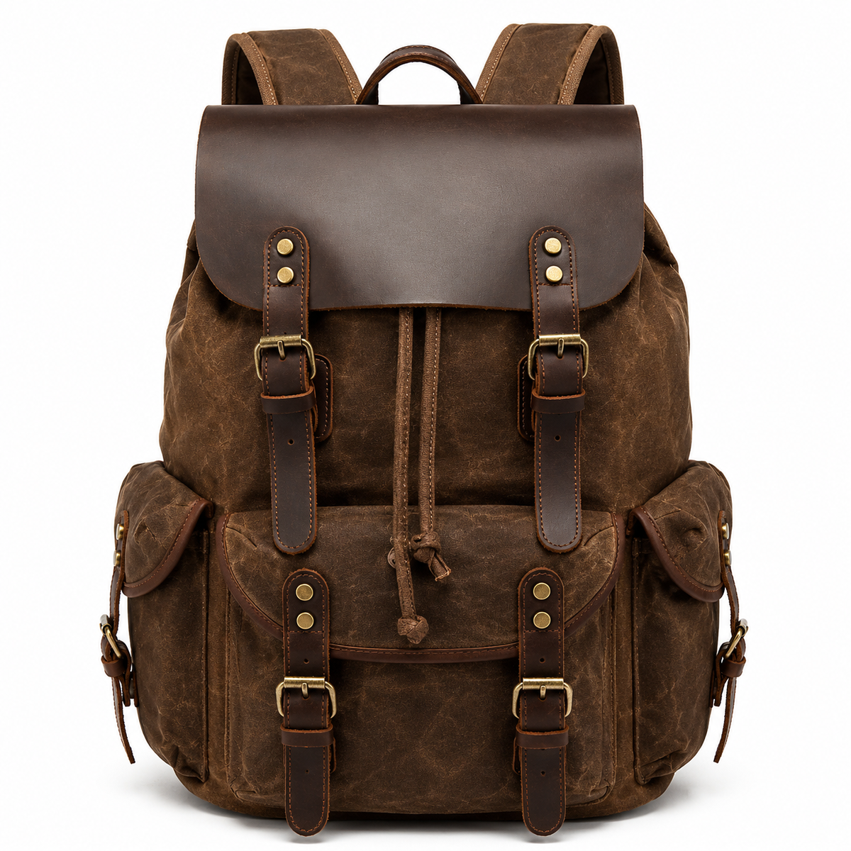 Canvas Backpack with 16-Inch Laptop Compartment
