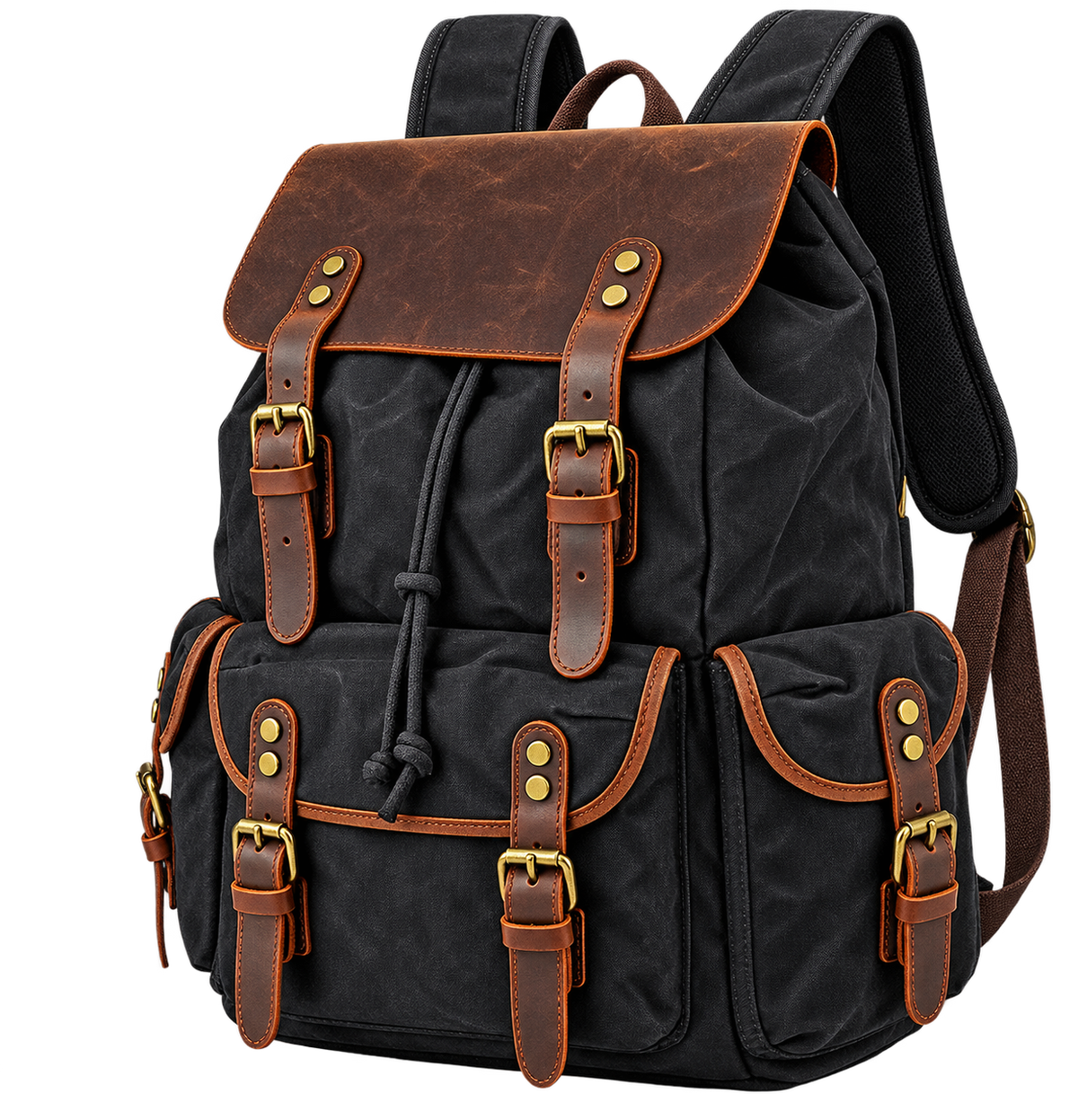 Canvas Backpack with 16-Inch Laptop Compartment