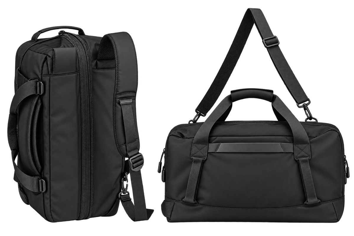 Travel Backpack – Convertible Oxford Bag with Wet Dry Compartment