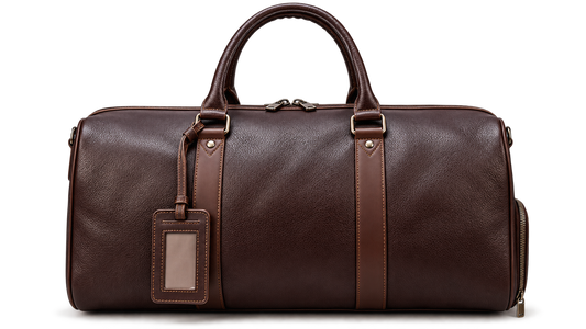 Genuine Cowhide Leather Travel Bag – Unisex Weekender